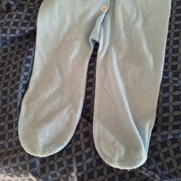 light blue with white collar pajamas - Picture 2 of 11